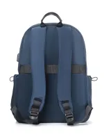 Men Drawstring Detail USB Charging Port Casual Daypack