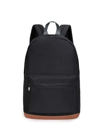 Men Contrast Panel Casual Daypack