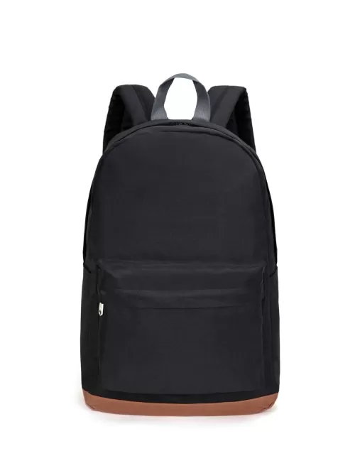 Men Contrast Panel Casual Daypack