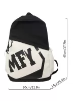 Stylish Men Letter Graphic Casual Daypack