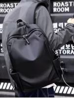 Durable Men Minimalist Large Capacity Backpack