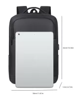 Stylish Men Minimalist Laptop Backpack - Medium