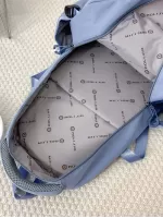 Men Letter Graphic Backpack - Blue