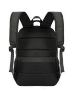 Men Honeycomb Pattern Release Buckle Decor Travel Backpack With Coin Purse