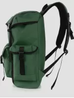 Men Letter Graphic Release Buckle Decor Functional Backpack - Green
