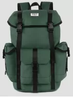 Men Letter Graphic Release Buckle Decor Functional Backpack - Green